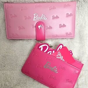 Barbie Wallet Card Holder Coin Purse Set Anime Kawaii Limited Edition Womens